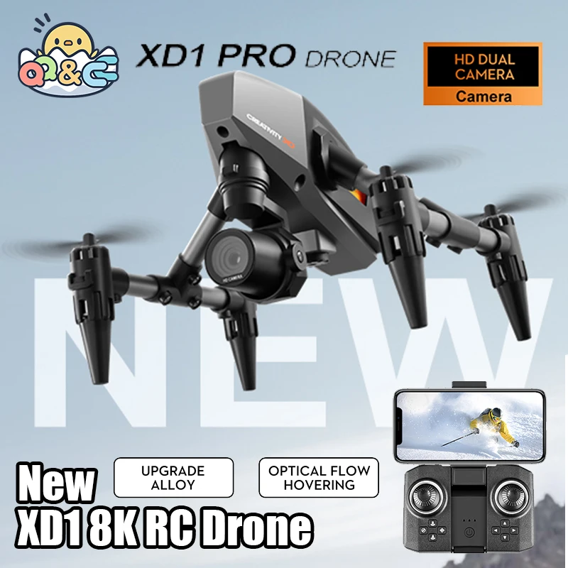 

Xd1 мини Дрон Дроны с камерой Hd 4K 8K Квадрокоптер Fpv Wi-Fi самолет вертолет с дистанционным управлением рождественские подарки для детей