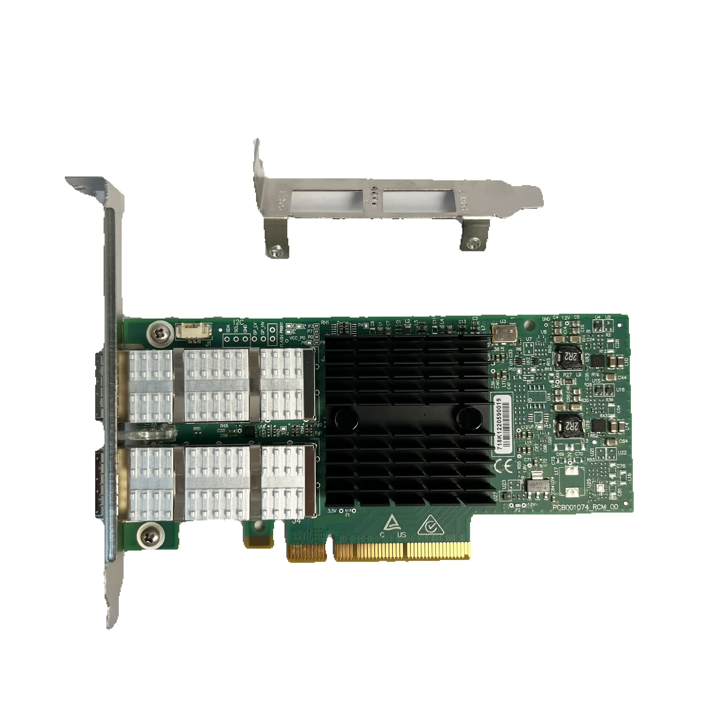 Mellanox MCX314A-BCCT ConnectX-3 Pro 듀얼 포트 10GbE SFP+ 네트워크 어댑터 - PCIe 3.0 x8, RDMA, RoHS, 서버/데이터 센터용