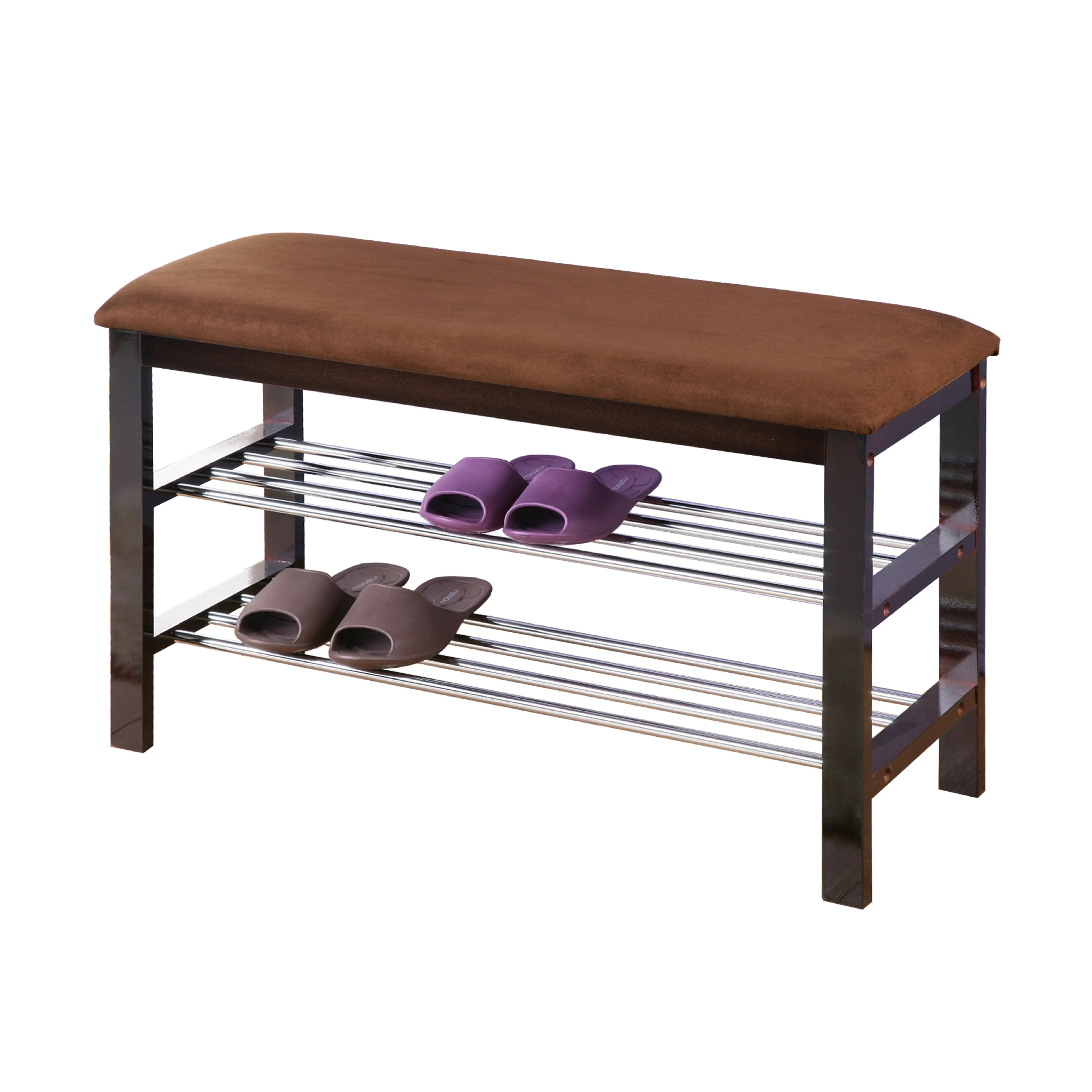 

Деревянная скамейка для обуви Roundhill Furniture