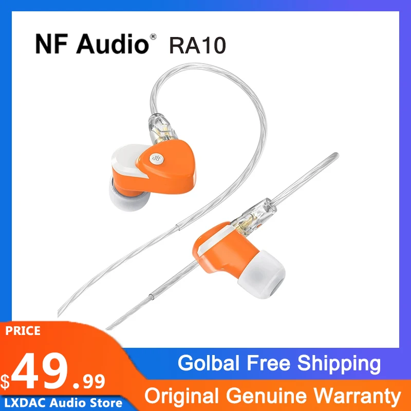 

NF Audio RA10 Hifi Music Earbuds In-Ear Earphones IEM 0.78mm Cable