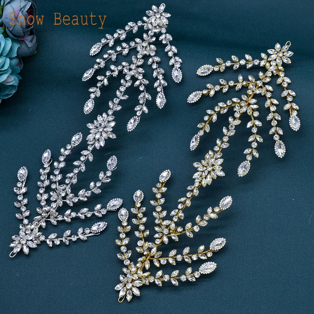 DZ083 Crystal Bridal Head Jewelry Accessories Wedding Headpieces Princess Hairband Tiaras and Crowns Handmade Women Headdress