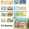 1pcs Children's Early Learning Enlightenment Quiet Book, Repeatedly Sticky Paper, Busy Book, Baby Puzzle, Science Teaching Toys 5