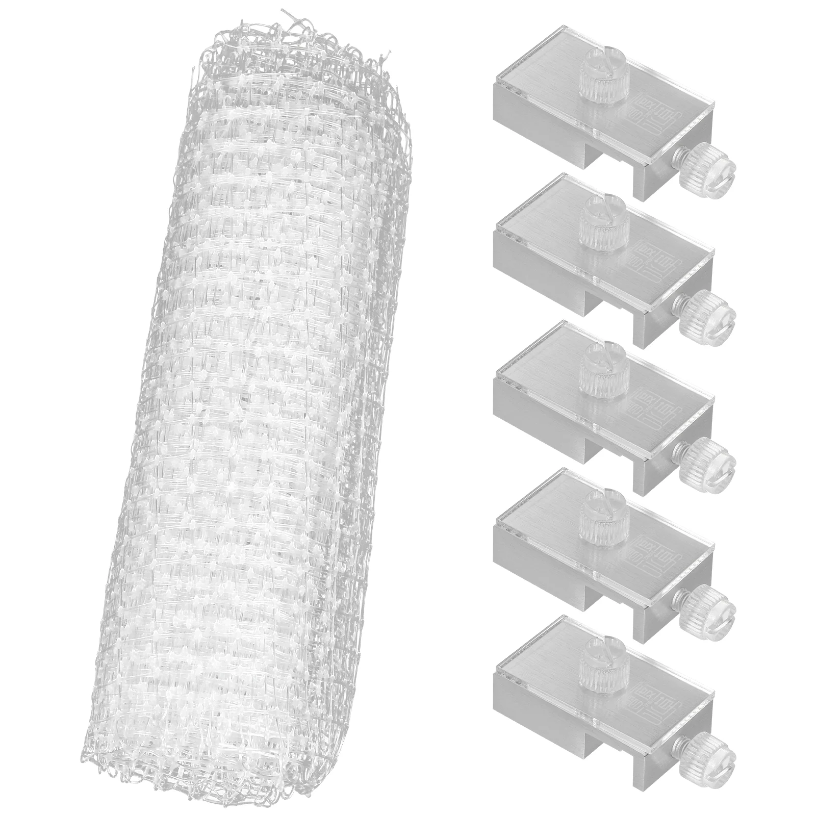 Aquarium Mesh Lid Anti jump Size Adjustable Fish Tank Netting Cover Practical Breathable Invisible Escape Proof
