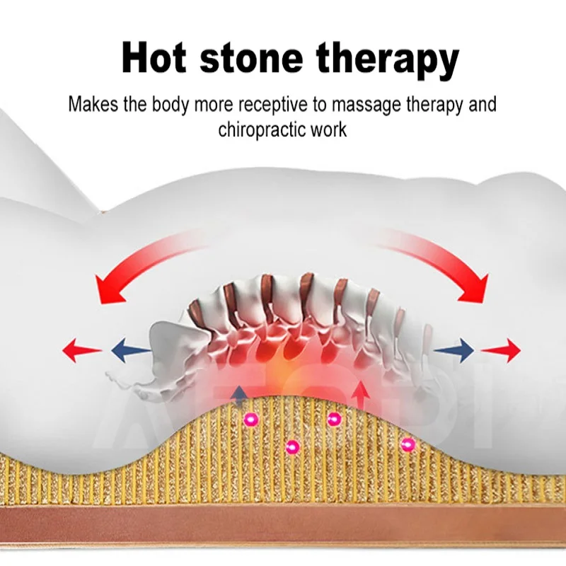 Negative Ion Gemstone Rainbow Heating Stone Mattress Far Infrared Photon Therapy Magnetic Bio Amethyst Heating Mat MassageCushio