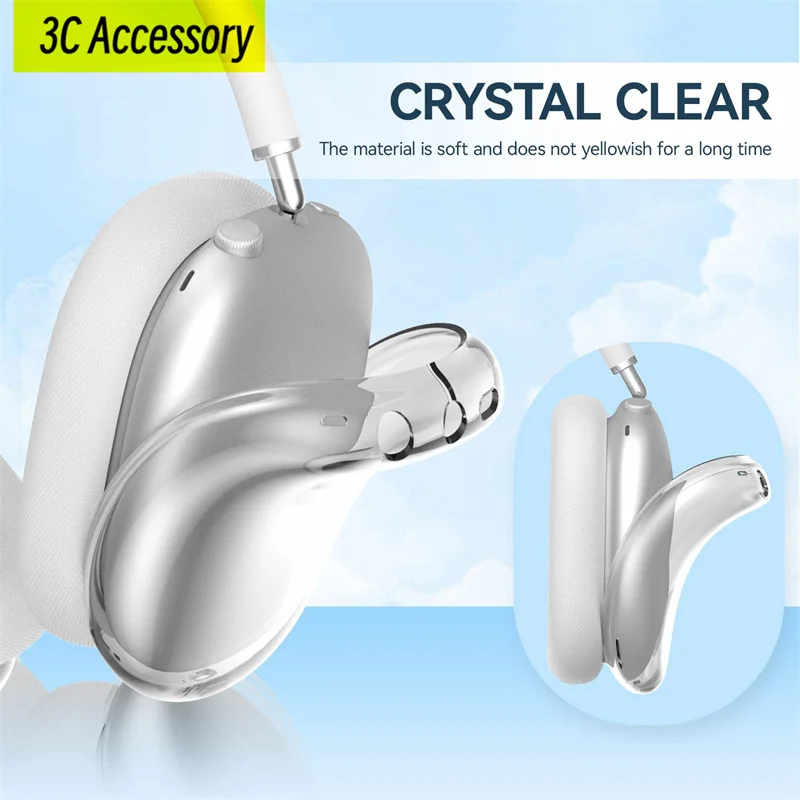 2 In 1 Per Airpods Max Custodia Accessori Per Cuffie Copertura Antiurto 3D Custodia Protettiva Delicata Sulla Pelle Per Apple Airpods Max 2020