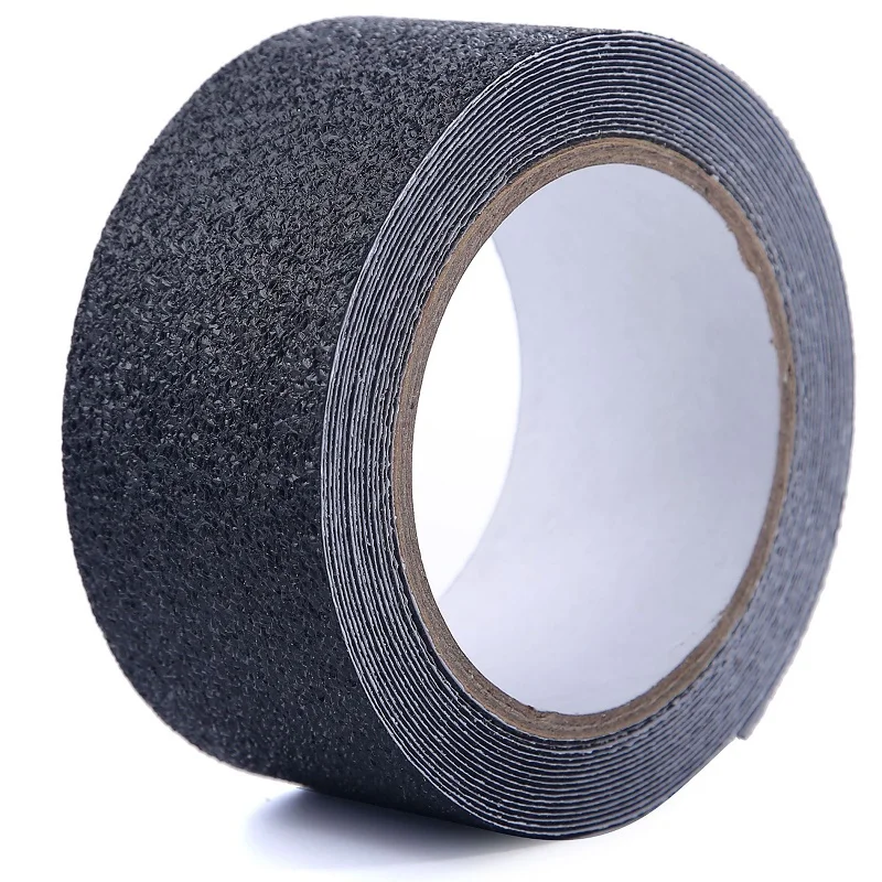 Anti slip tape PU Staircase Bathroom Bathtub Swimming Pool Pad Frosted Wear-Resistant Safety Warning Black Adhesive Tape