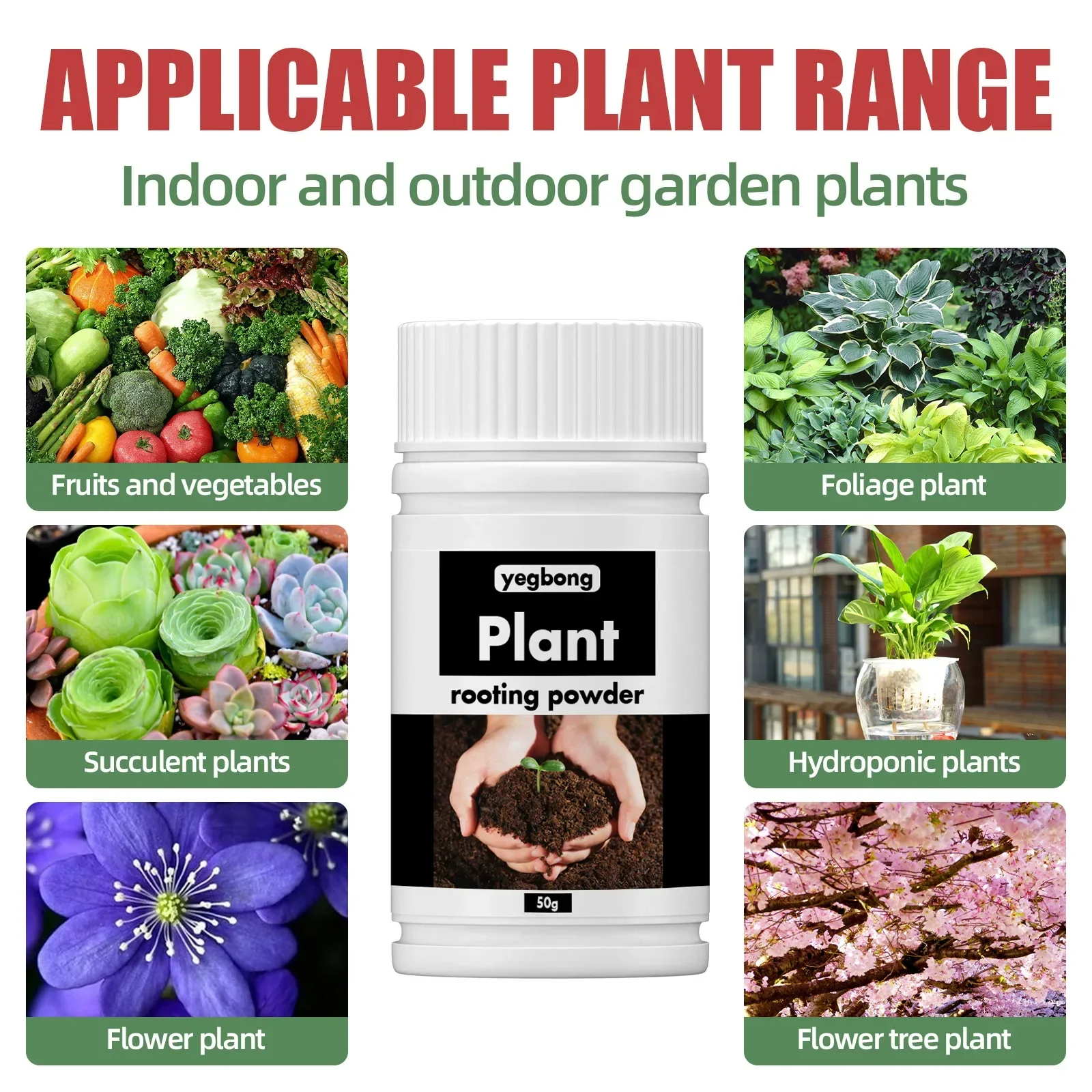Rare Plant Rooting Powder for Fruit, Flower, Hydroponics