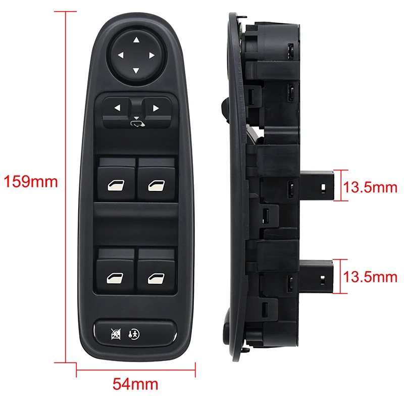 Power Window Control Switch 6554YH 6554.YH 07-14 for Itroen C4 for Grand  for Picasso Electric Window Lifting Switch Button