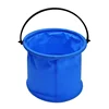 Beach Sand Play Bucket Toy Folding Collapsible Portable Bucket Gardening Tool Outdoor Pool Play Tools Toy Kid Child Summer Favor 5