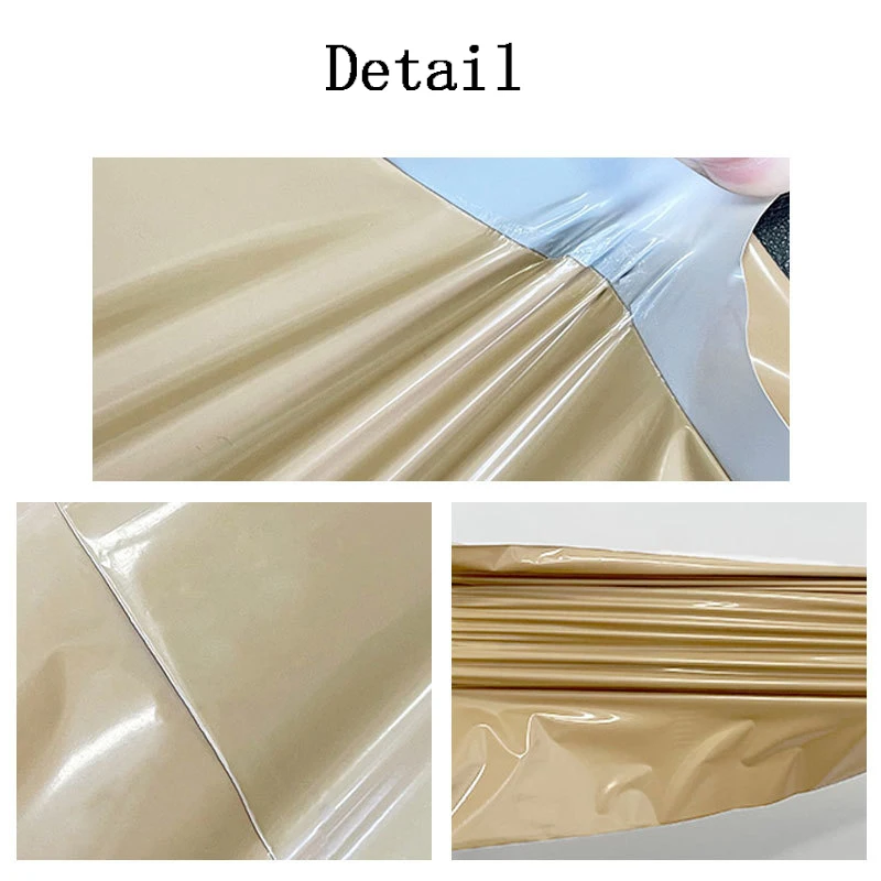 Mailing and Courier Bags 10Pcs Milk Tea Color