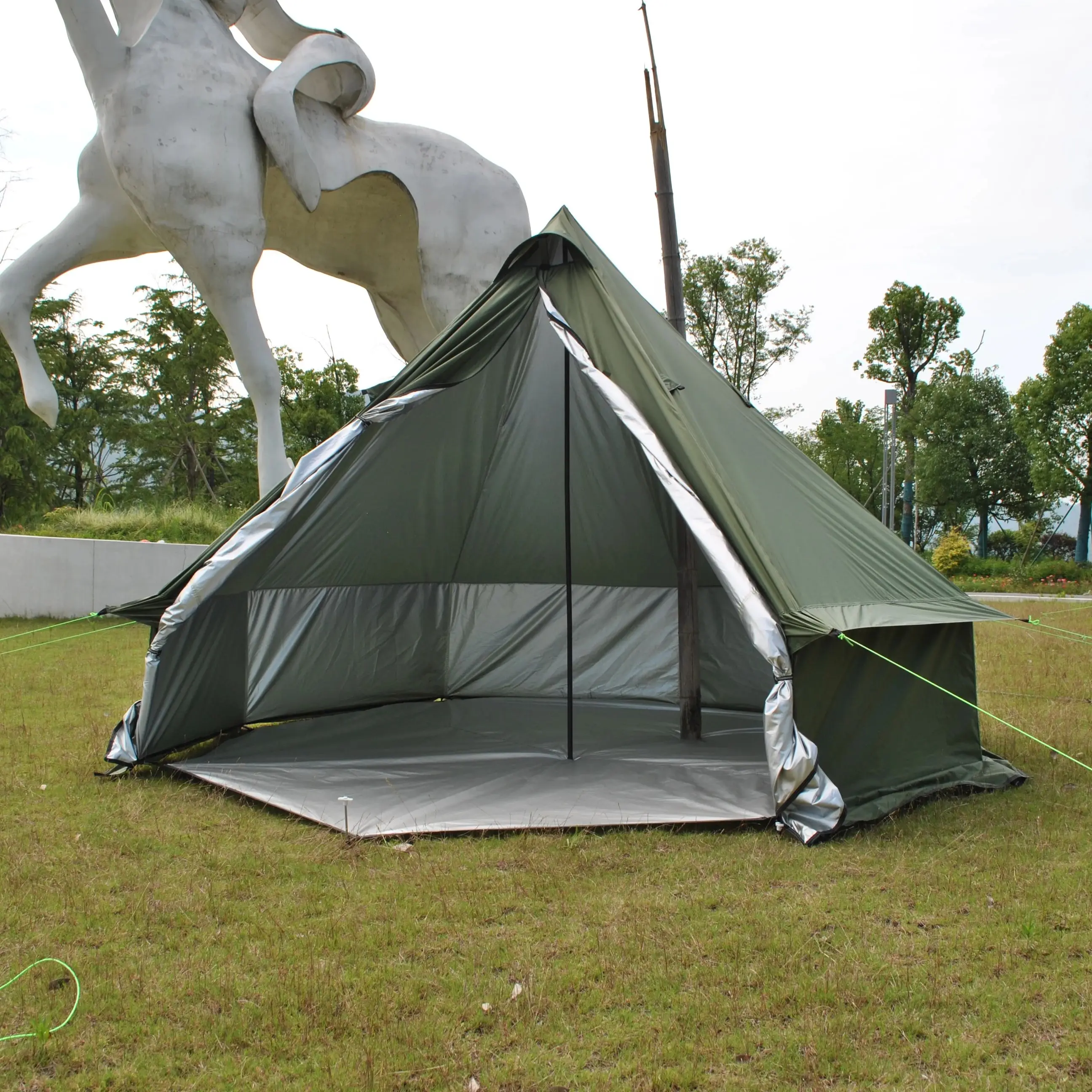 グランピングパオテント、210Dオックスフォード防風、ファミリー