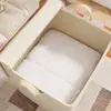 with Handle Clothes Storage Bins Foldable Large Capacity Quilt Storage Bag Dust-Proof Clothes Organizer Closet Storage Box 5