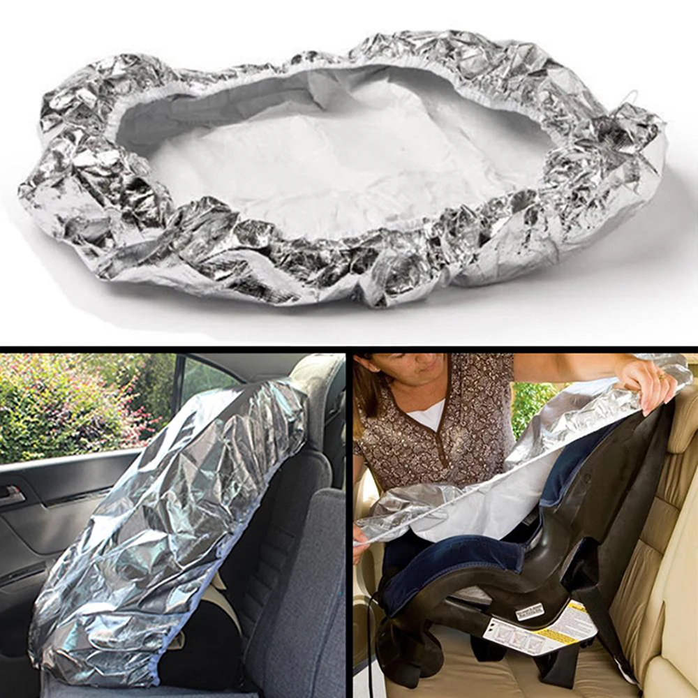 Car Child Seat Sunshade Auto Baby Seat Sun Shade Protector Universal UV Protection Dust Insulation Sunscreen Aluminum Film Cover car sunshade