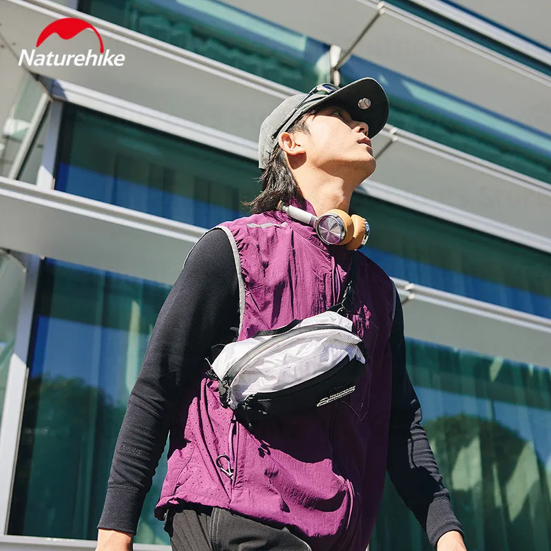 Naturehike 5L Shoulder Bag Outdoor Travel Waist bag Sports Bag For Bicycle Fishing Hiking Lightweight Waterproof Camping