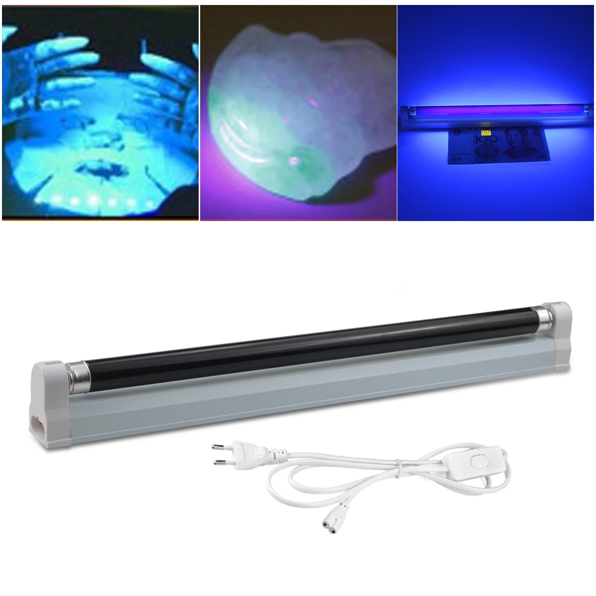 Led Stage Lamp Led Stage Light Black Light Bulbs UVA Fluorescent Money Detection Lamp Violet Stage Decor 110V 220V UV Lamp T8 Tube BLB Black Light Blue 365nm Ultraviolet Light