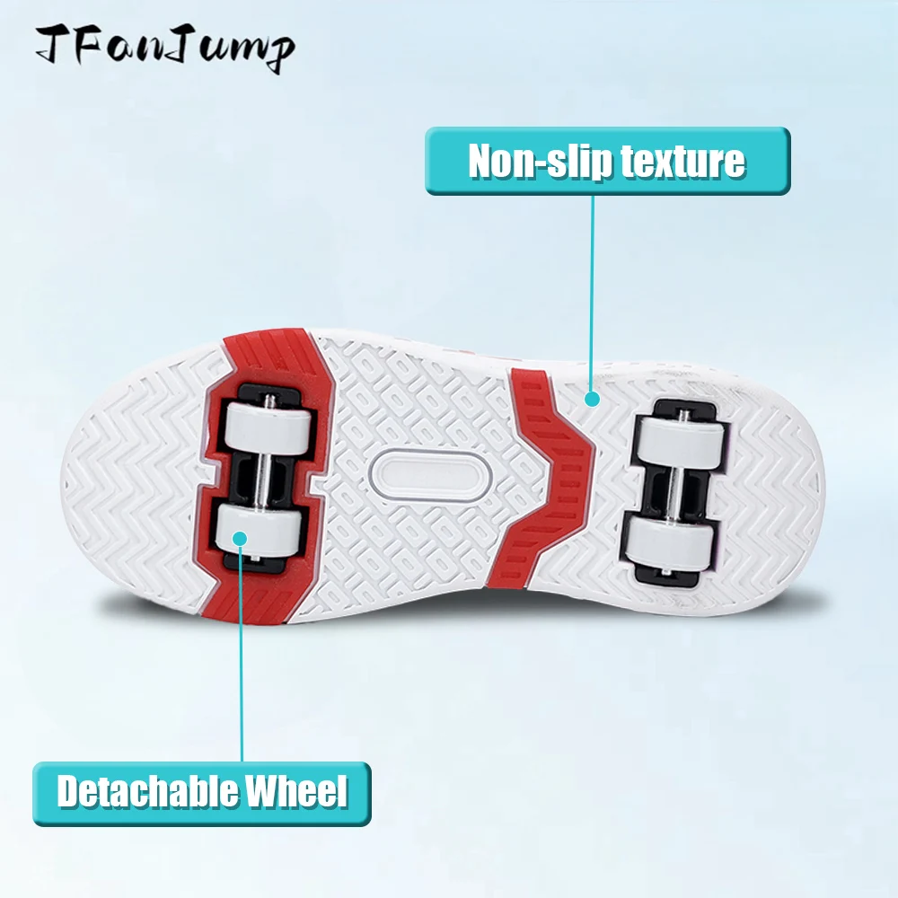 変形車輪複列スニーカー4輪通気性スケートローラーシューズ自動歩行見えないプーリー変形ローラー(ホワイトブルー、 38) ローラーシューズ 大人 ローラースケート 子供 4輪