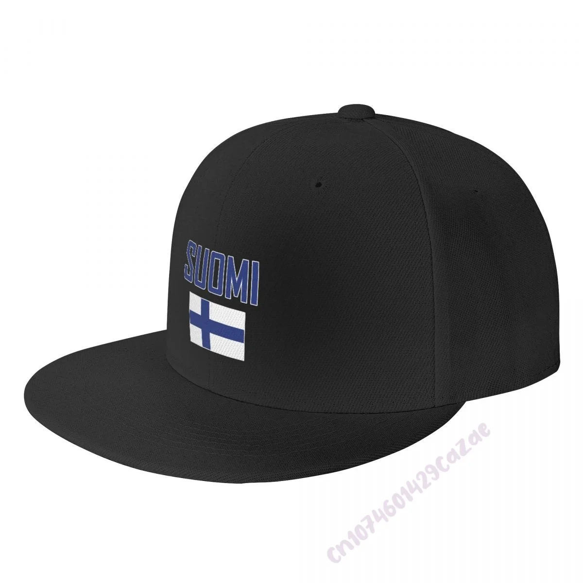 

Finland Flag Flat Brim Baseball Cap Breathable Adjustable Men Women Outdoor Hip Hop Hat For Gift