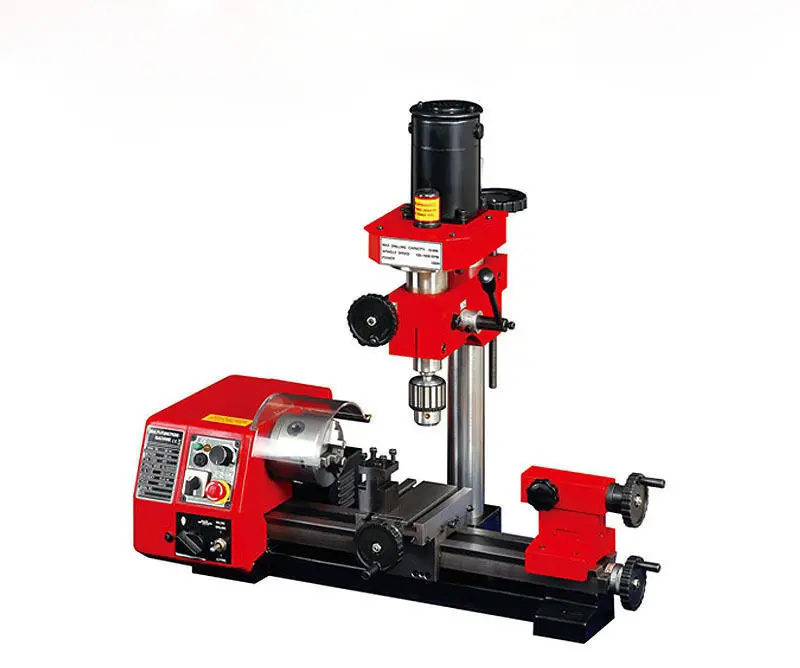 

M1 250mm Micro Multi-function Machine Drilling and Milling Lathe Machine 220V/110V DO
