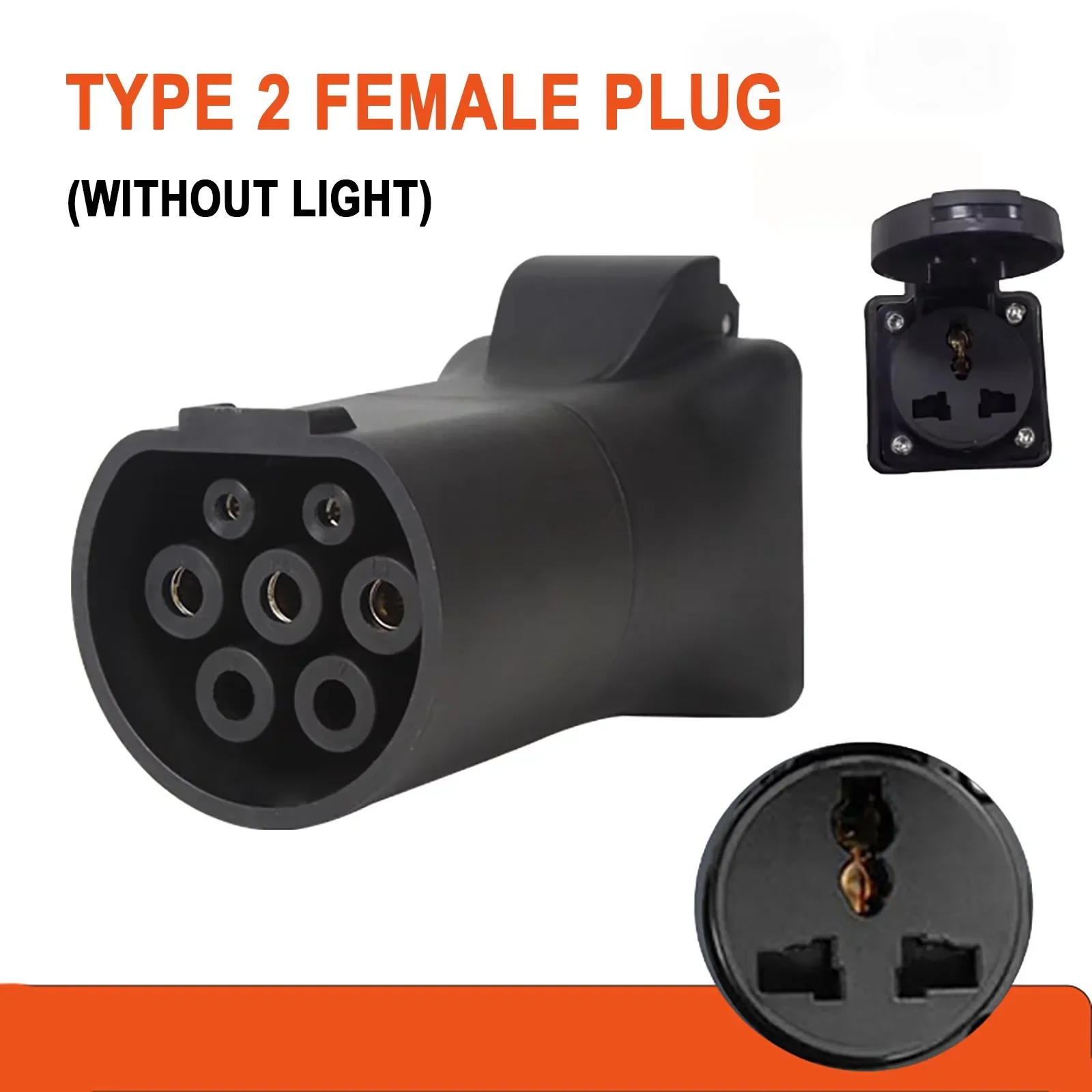 Jonzzy Adaptador Enchufe 5X Español A Americano, Español 2-Pin