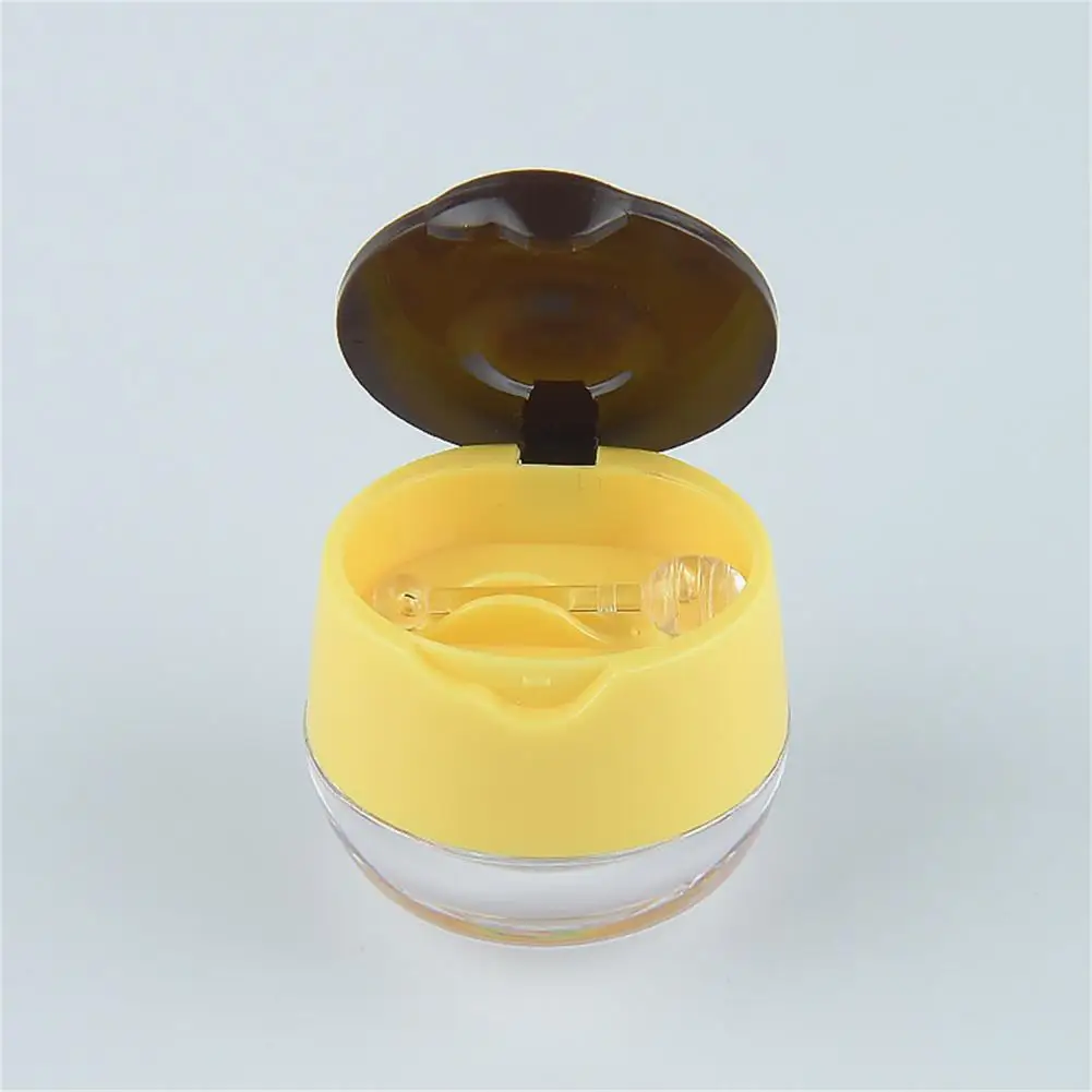 Empty Makeup Box Portable Empty Lip Balm Box Convenient with Spoon Useful Girls Travel Cosmetic Container