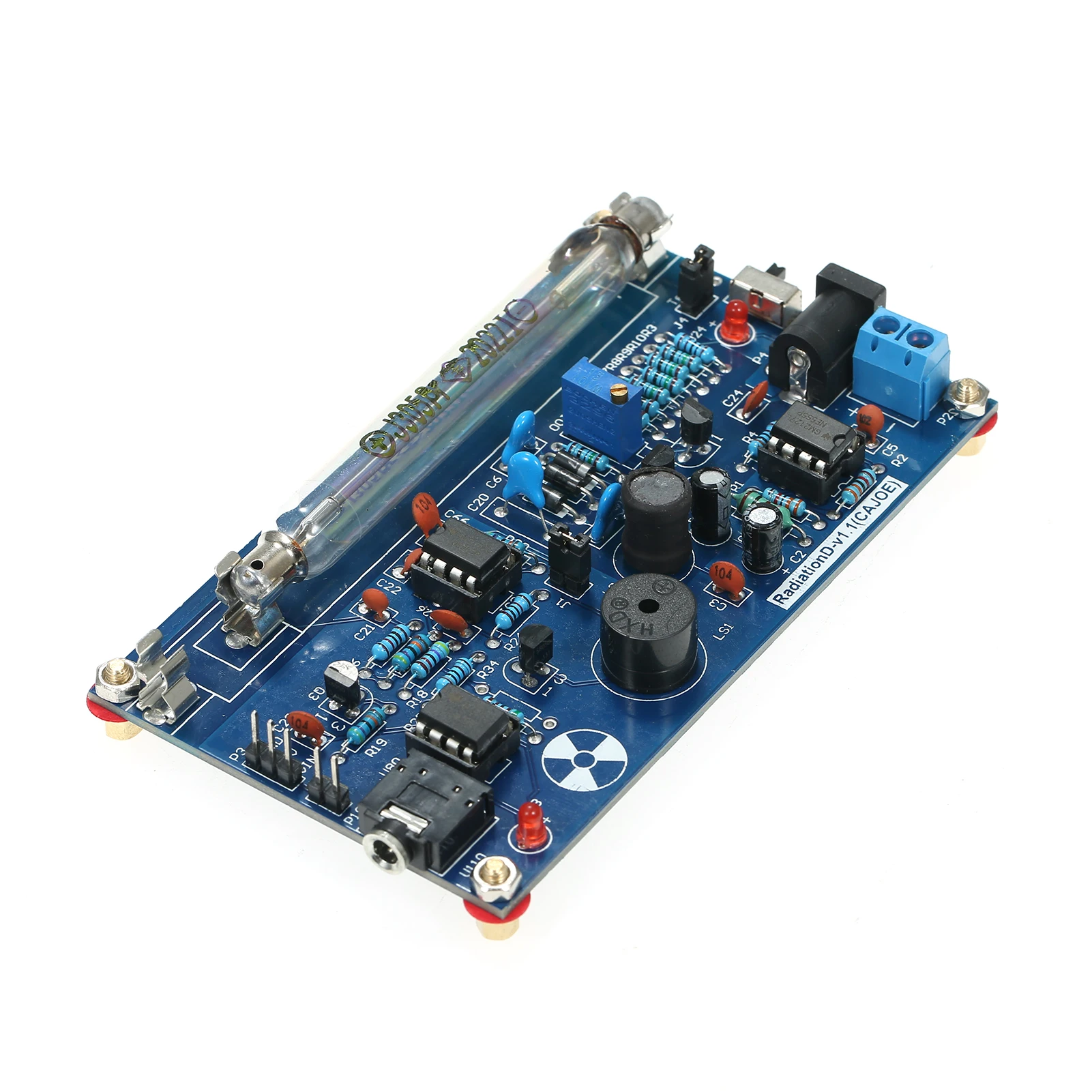 Assembled Radiation Detector System DIY Miller Tube Nuclear Radiation Detector Geiger Counter Kit Module Experimental Module 4