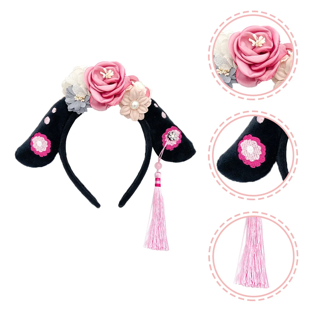 

Headband Headbands for Girls Decorative Chinese Hair Accessories Party Women Vintage Hoops Tiara