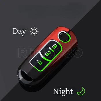 New Alloy Car Remote Key Case Cover Shell For Mazda 2 3 5 6 BL BM GJ Atenza Axela Demio CX-3 CX3 CX-5 CX5 CX7 CX-9 CX8 Keyless - New Alloy Car Remote Key Case Cover Shell For Mazda 2 3 5 6 BL