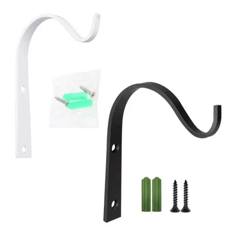 Hand-Forged Heavy Duty Outdoor Plant Hanger Brackets