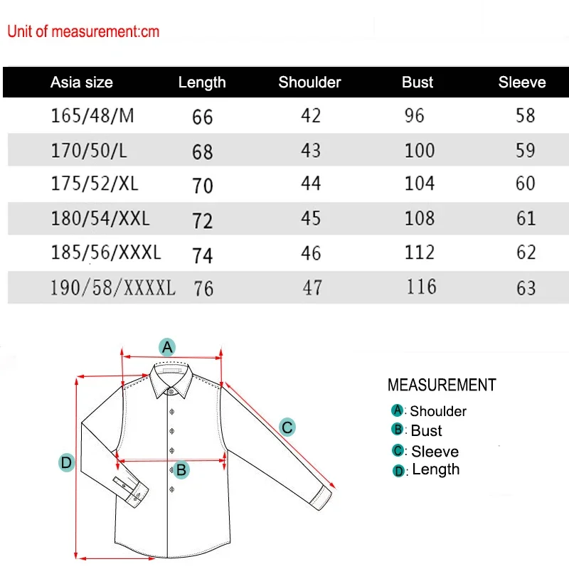 Description Picture 2 of itemCasual Work Men's Striped Shirt Long Sleeved New Arrivals Slim Fitting Business Coat Male Trend Brand Formal Dropship Top