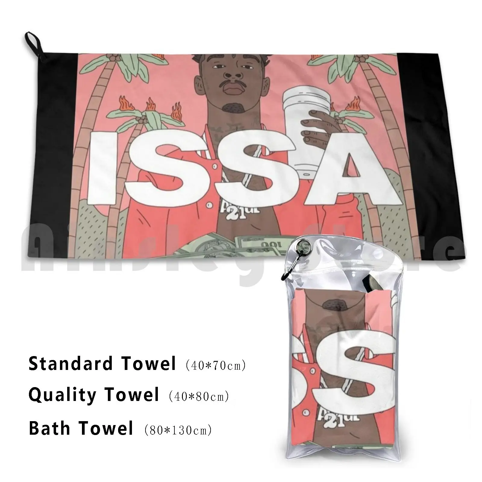 Issa 21 Telo Da Bagno Cuscino Da Spiaggia 21 Savage Issa Album 21 Savage Issa Album Issa 21 Savage Issa Savage 21 Savage