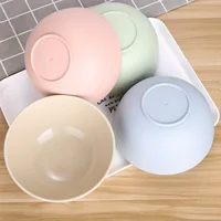Ensemble de bols à céréales non fragiles de 4 pièces, bol en plastique PP de 24 onces pour soupe/riz/grains, passe au micro-ondes et au lave-vaisselle 6