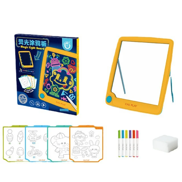 Electric luminescent 3D Drawing Board Kids Montessori Toys