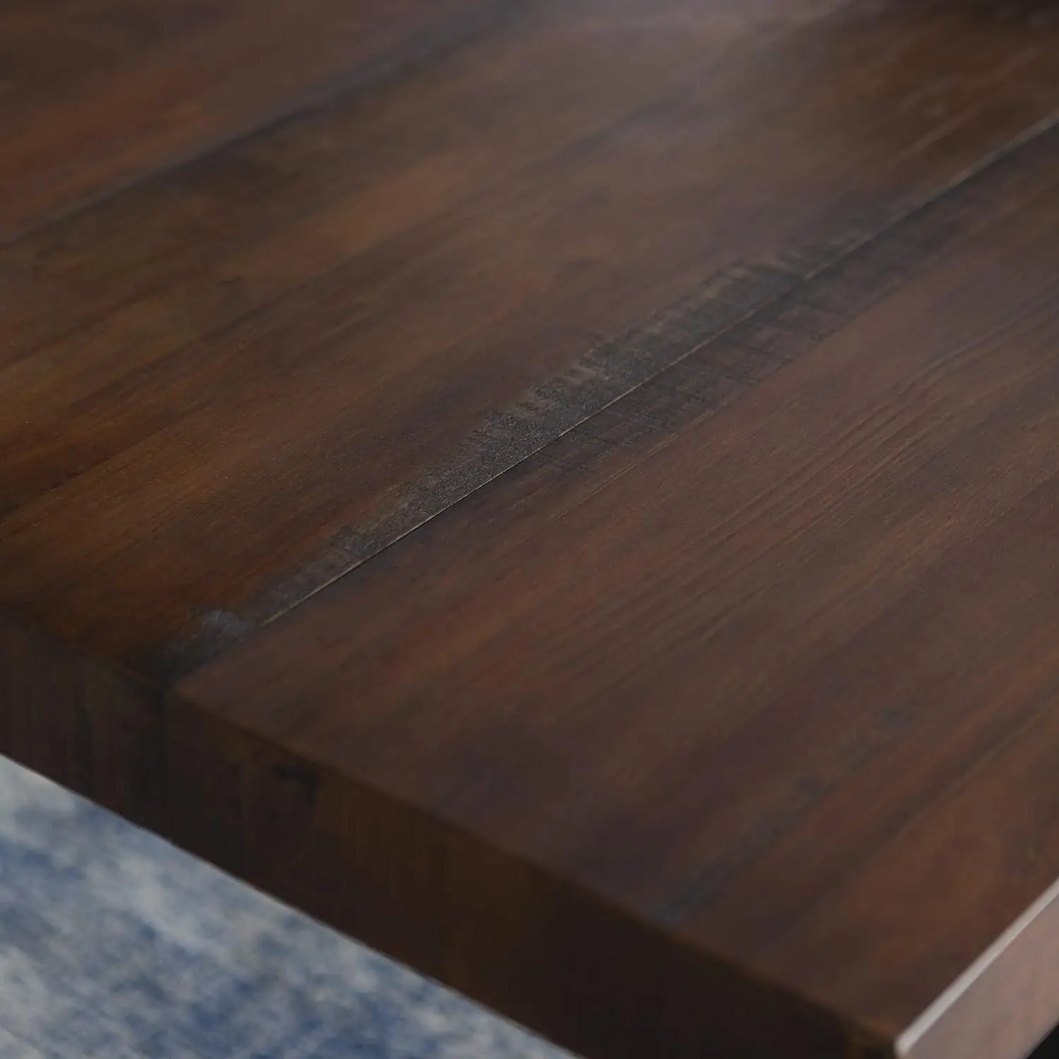 Walker Edison Andre Modern Solid Wood Dining Table, 72 Inch, Mahogany