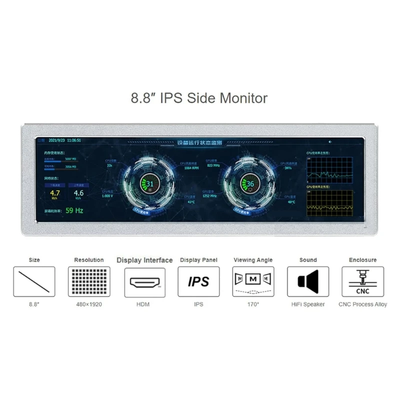 2023 ο 8.8ġ  ÷ IPS ũ 4801920(RaspberryPi ũž ձ Ͽ¡ )