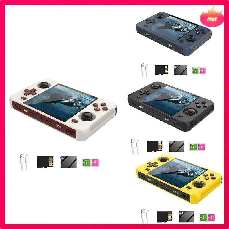 AYHF R40S Retro Video Game Console 16GB+128GB Wifi+BT Linux Support For GBA GBC PSP PS1 N64 DC NDS ARCADE Simulator