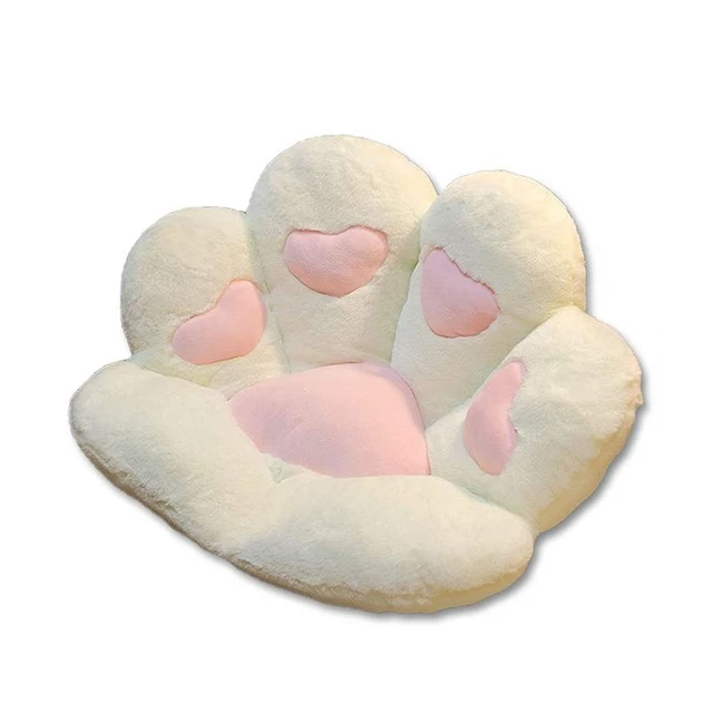 Cat Paw Cushion Cute Chair Cushions Kawaii Cat Paw Shape 28x 24