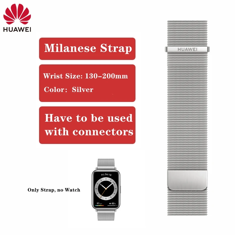 Premium Silicone & Leather Double Magnetic Milanese Watch Strap with Nylon Band - Original Design