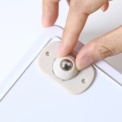 4X Universal Pulley Swivel Caster Cabinet Wheel Handily Install No Noise Multipurpose Drawer Home Supplies Type