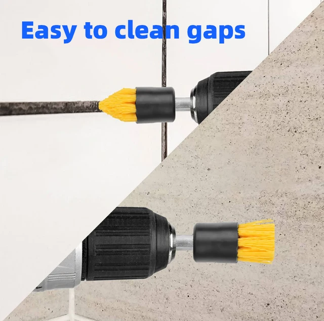 Set 11 Pezzi Spazzole Per Trapano - Per Pulizia Cucina, Bagno, Auto E Piastrelle - Foto 6