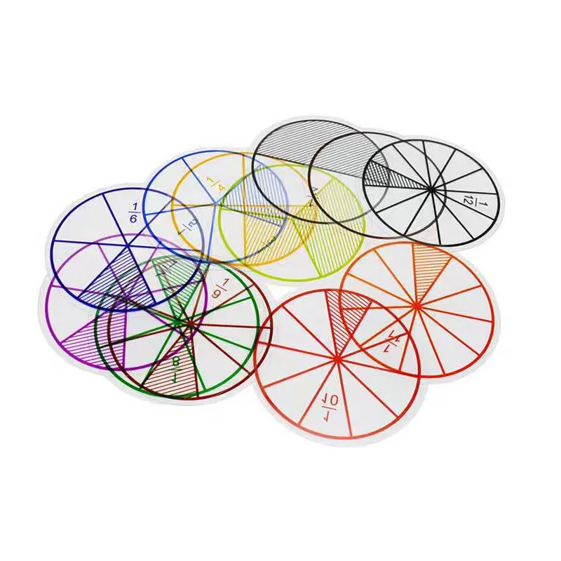 6 Set Fractions Education Math Toys Kids Learning Teaching Supplies For The Classroom Juegos Educativos Para Ni&ntilde;os