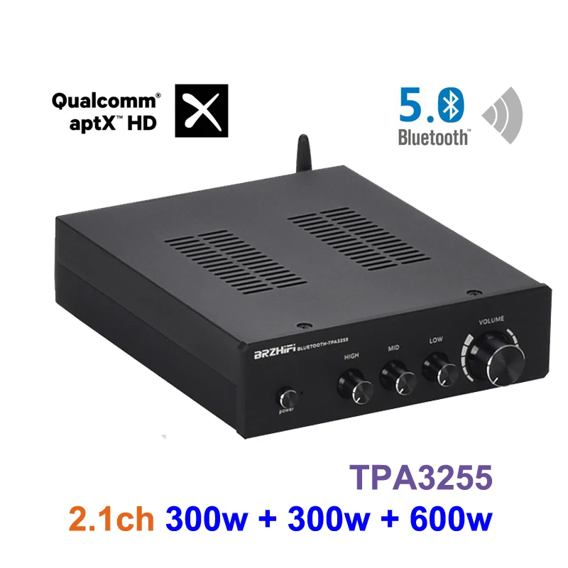 TPA3255 Bluetooth 5.0 Amplifier 300W 2.1 Digital Amplifier For APTX os12 