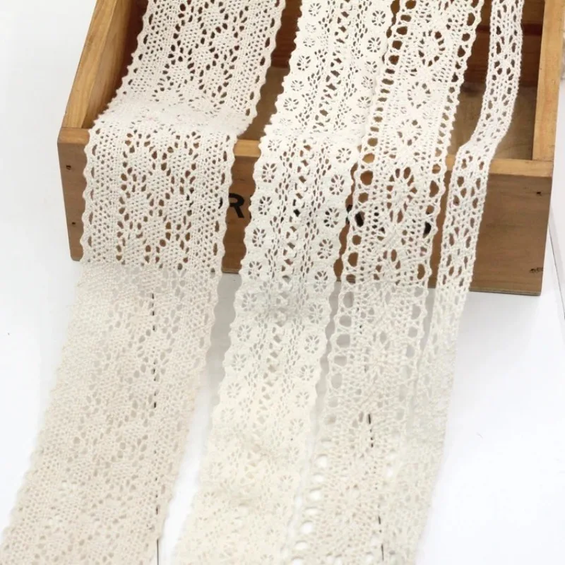 Flowers Series Hallow Flower Lace Ribbons 1meter DIY Handmade Materials wedding Gift Wrap Headwear Belt Ribbon ribbon decoration ribbon supplies wrapping ribbon lace trim ribbon
