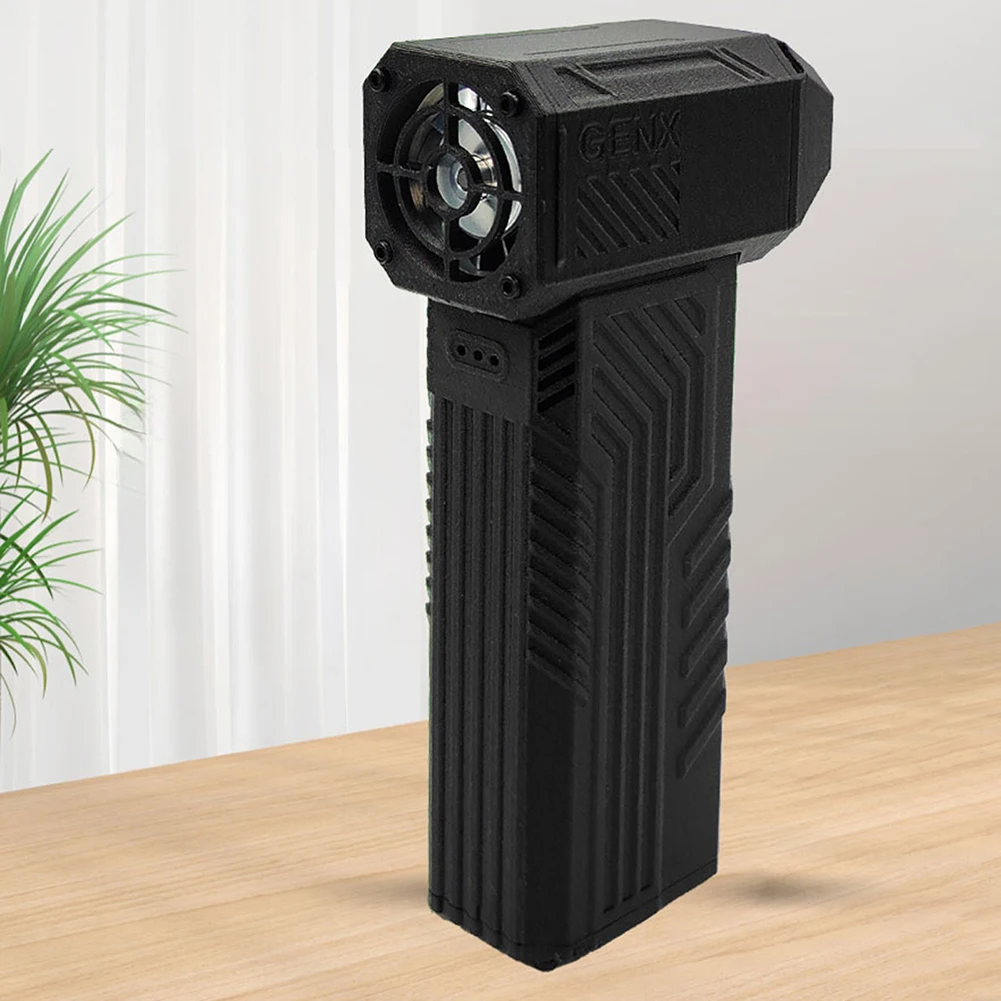 130000 RPM Turbo Violent Fan 52m/s Brushless Motor Industrial Duct Fan Handheld 3 Speeds for Computer Keyboard Outdoors Car Home 3