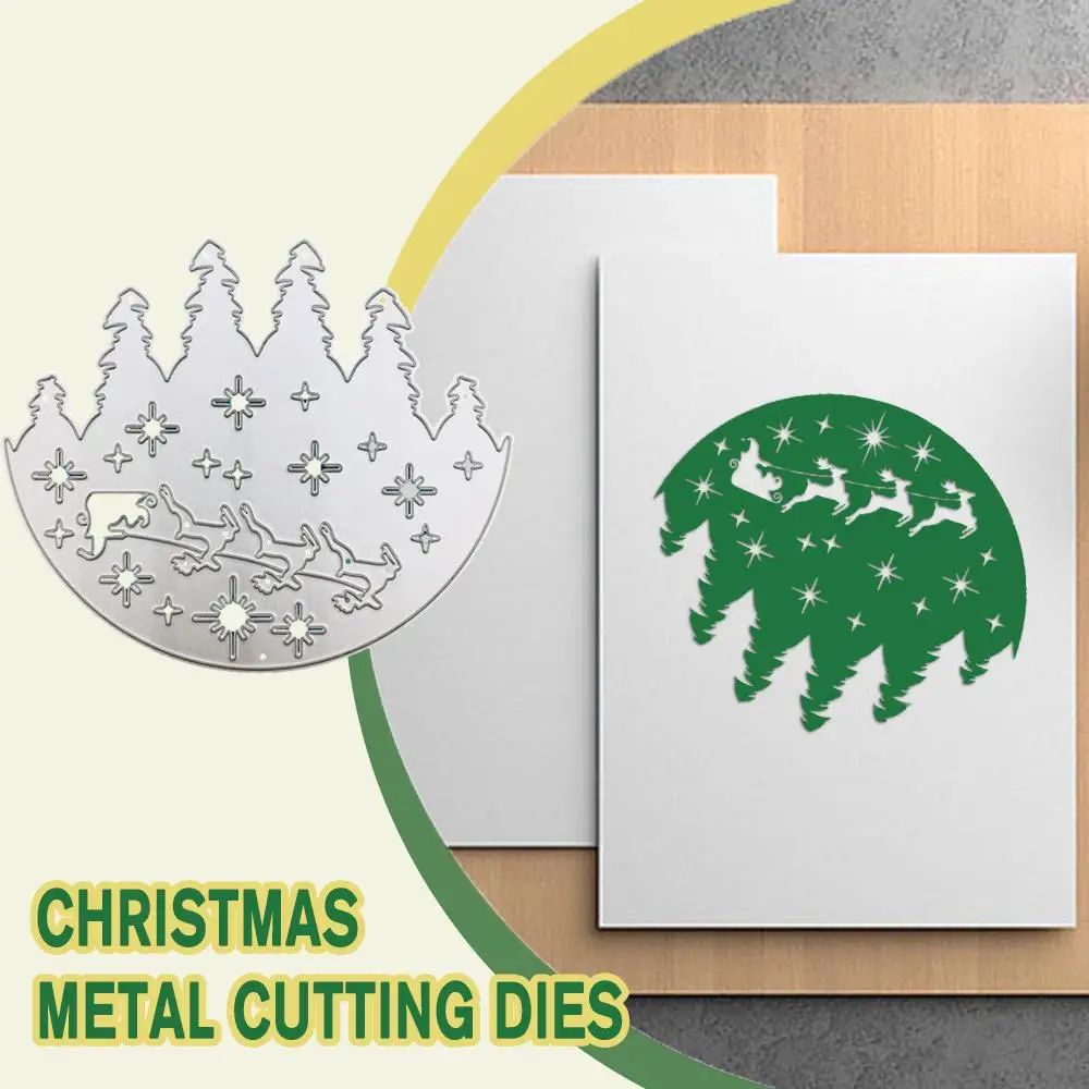 Natale Hot Air Balloon Metal Cutting Dies Stencil Template Scrapbooking Taglio Stampo In Acciaio Al Carbonio Metal Card Album Paper O2F5