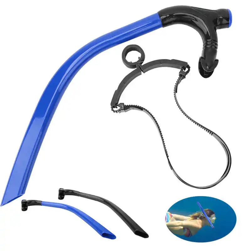 Swimming Diving Snorkels Silicone Swimming Front Breathing Tube Training Professional Adults Snorkel Diving Tube Accessories