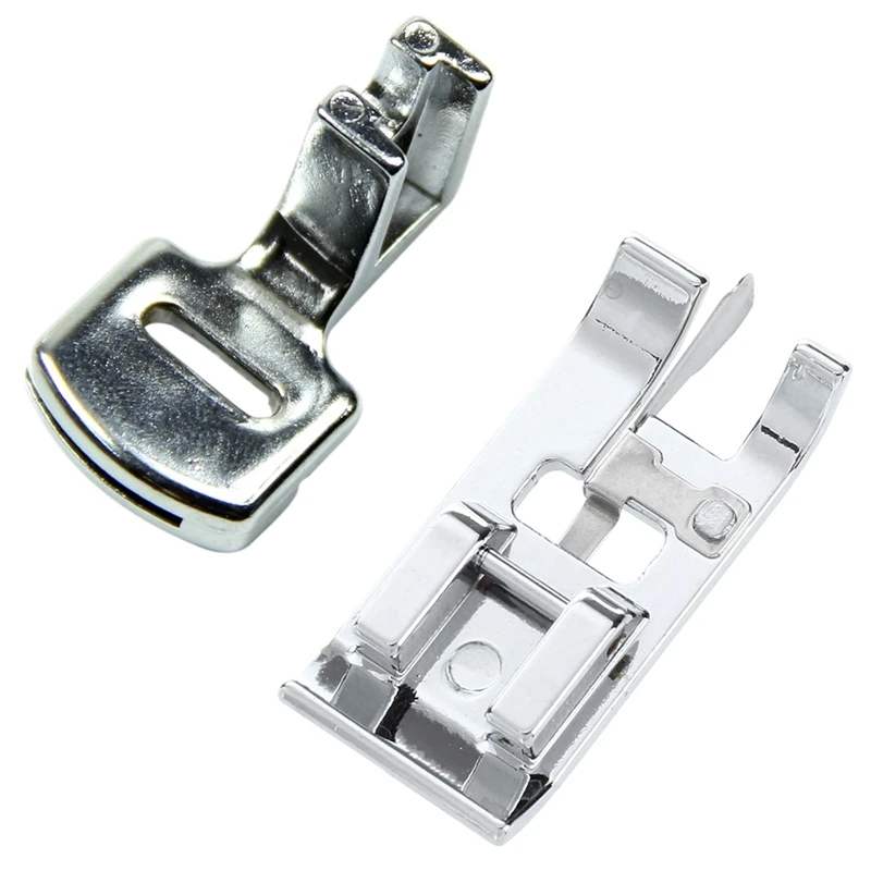 Sewing Machine Tools 1Pc Gathering Presser Foot With Overlock Edge Presser Foot Small Guide For Brother Janome Singer Babylock Machines