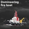 Rc Speedboat 2.4g Wireless  Remote Control Rescue Speedboat Simulation Fire Rescue Boat Spray Boat Children'S Outdoor Toy Gifts 1