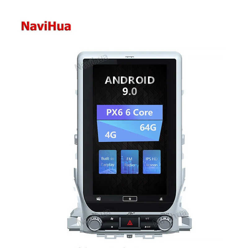 

NAVIHUA 16 ''для Toyota land cruiser 2016 новые обновления для Tesla автомобильный dvd-плеер на основе Android сенсорный экран GPS навигация
