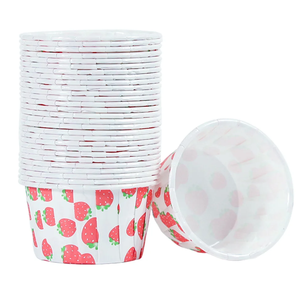 

100Pcs Cake Cases Muffin Cups Baking Cups Cupcake Cups Paper Baking Cups
