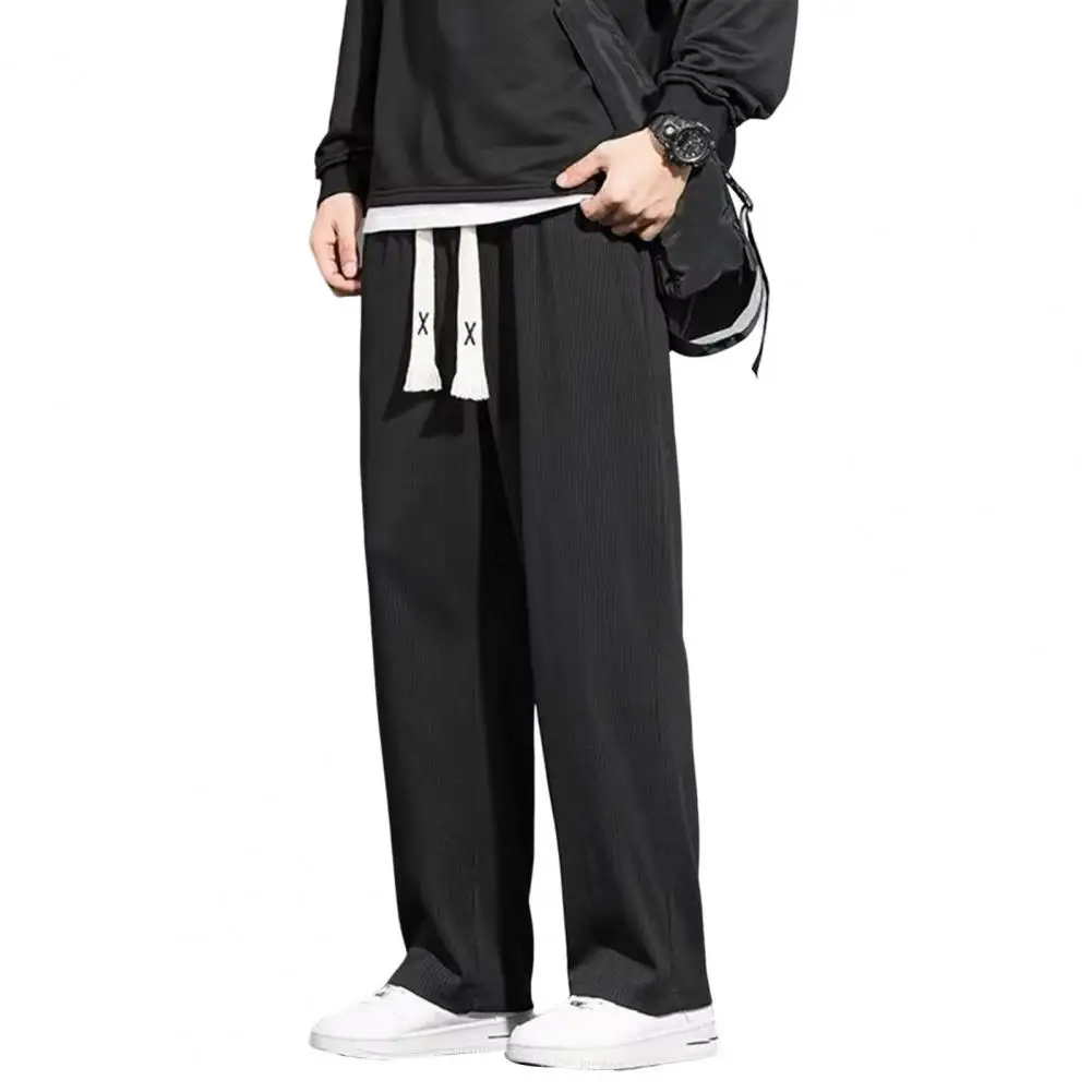 Pantalon large pour homme, jogging léger, streetwear, hip hop